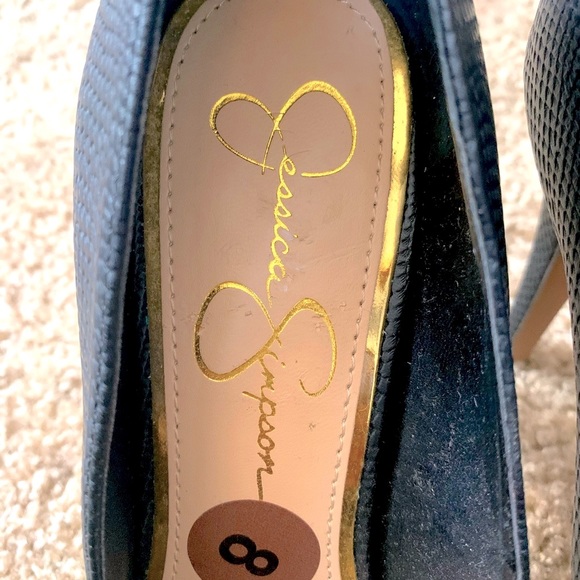 ✨JESSICA SIMPSON✨ONYX BLACK SEXY HEELS - Picture 2 of 11